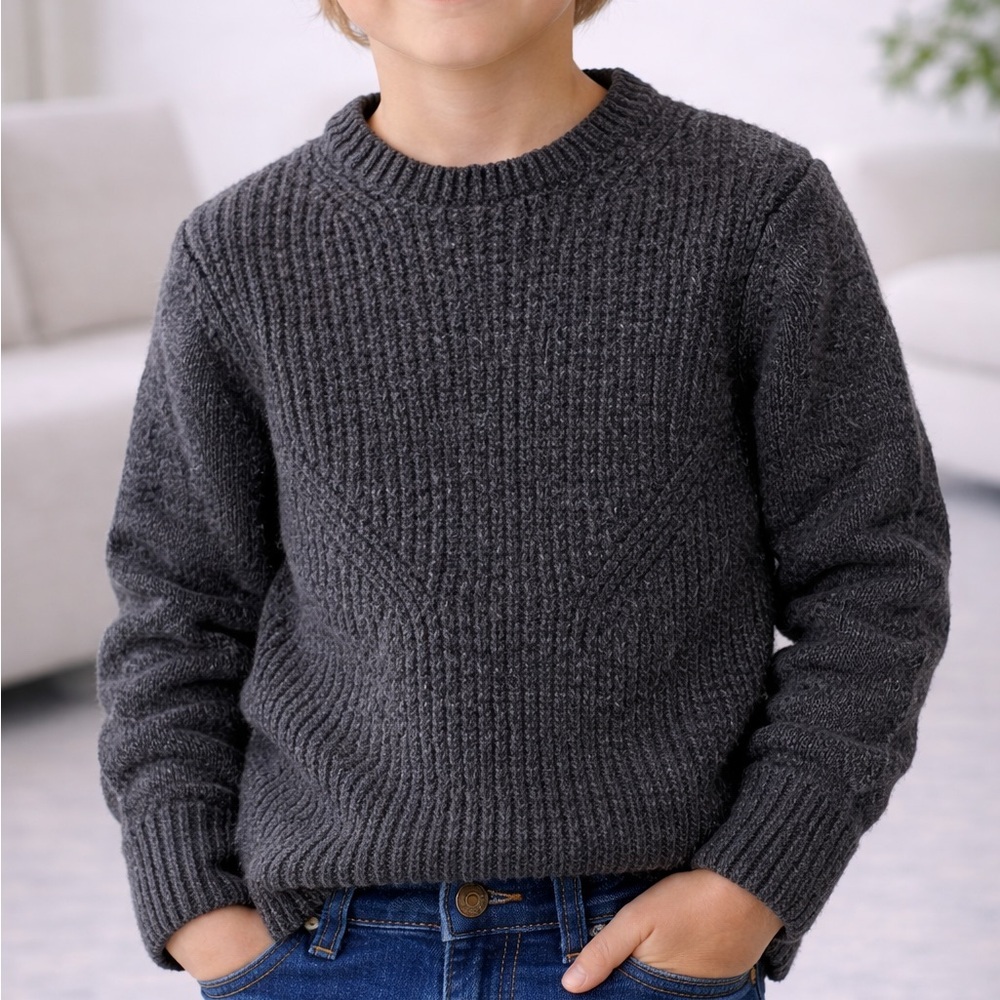 J.Crew 100% Wool Ribbed Sweater – Kids - Picture 5 of 5